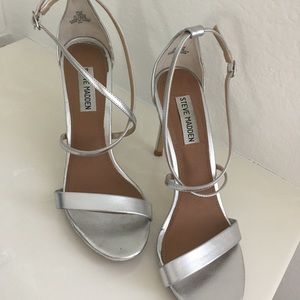 Steve Madden Silver Sandals